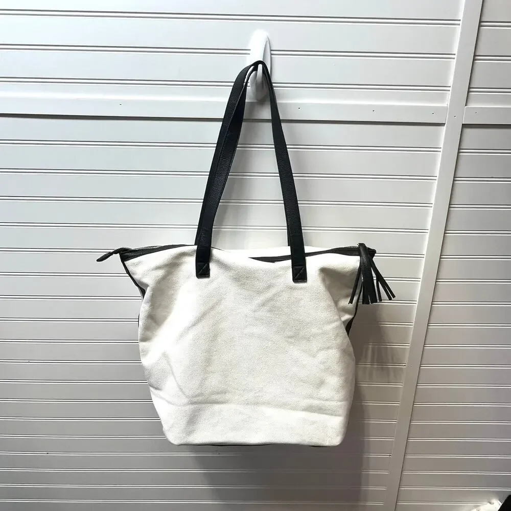 Walter Baker X Curateur Carly Canvas Tote Bag